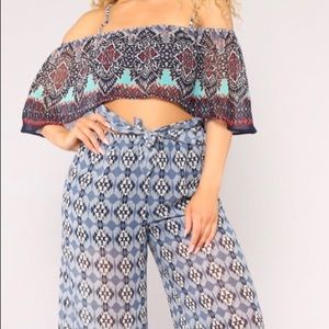 Fashion Nova Printed Jumpsuit NWT